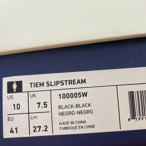 Tiem Slipstream Indoor Cycling Shoes - Black and white, no cleats - Picture 5 of 5